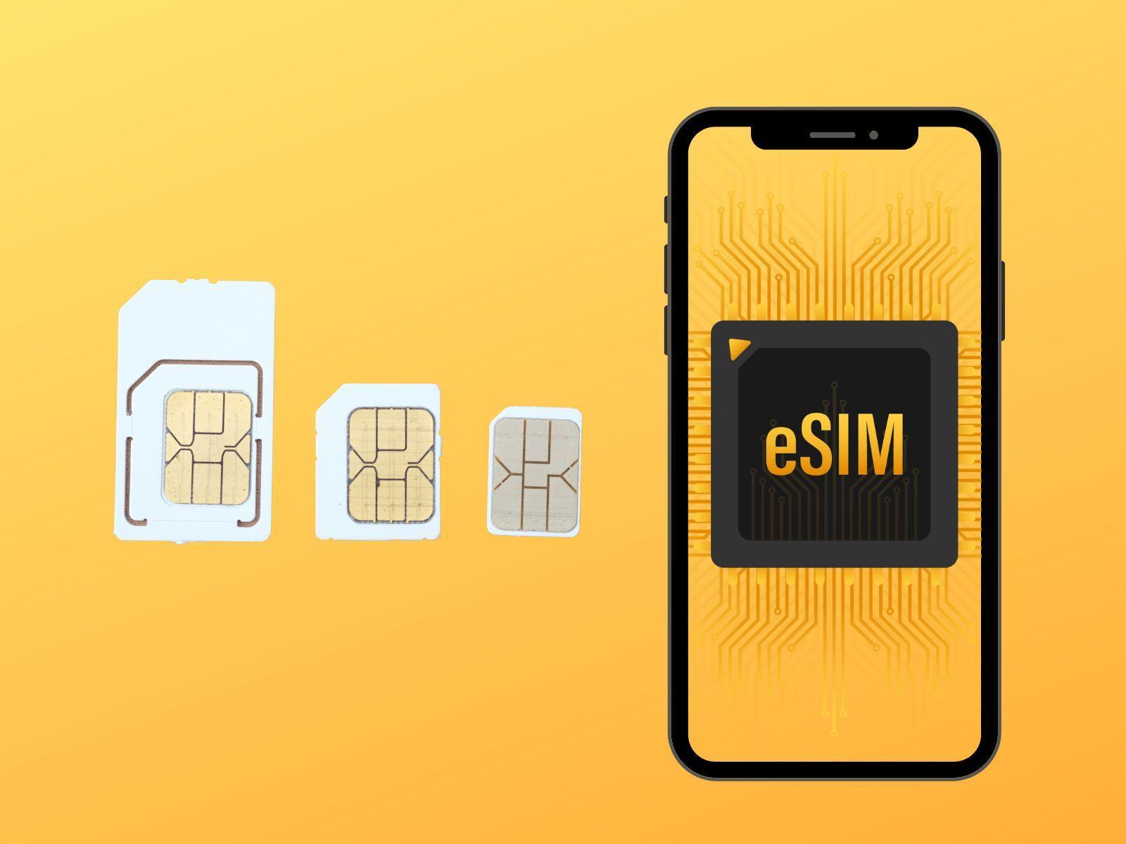 eSIM versus physical SIM card - featured image